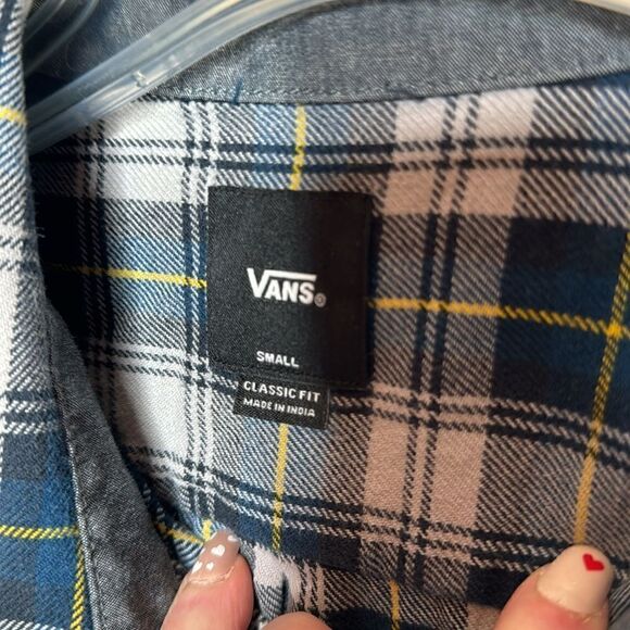 Vans Classic Fit Plaid Button Down Men’s Shirt. Size Small. - Picture 3 of 7